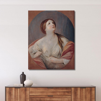 Cleopatra Guido Reni grn10 quadro stampato su tela