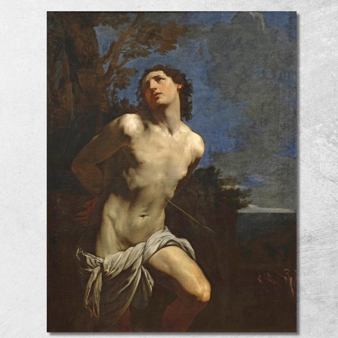 San Sebastiano (Versione 2) Guido Reni grn33 quadro stampato su tela