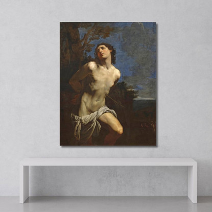 San Sebastiano (Versione 2) Guido Reni grn33 quadro stampato su tela