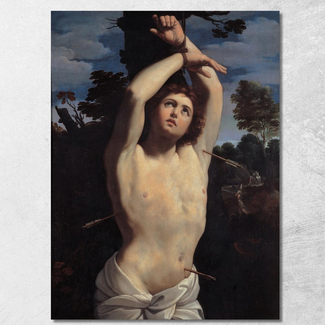 San Sebastiano Guido Reni grn34 quadro stampato su tela San Sebastiano Guido Reni grn34 quadro stampato su tela