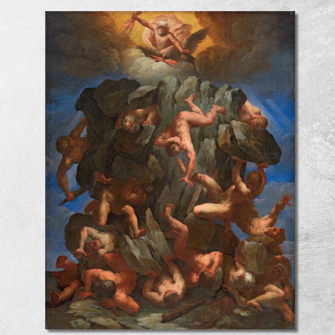 La Caduta Dei Giganti Guido Reni grn40 quadro stampato su tela