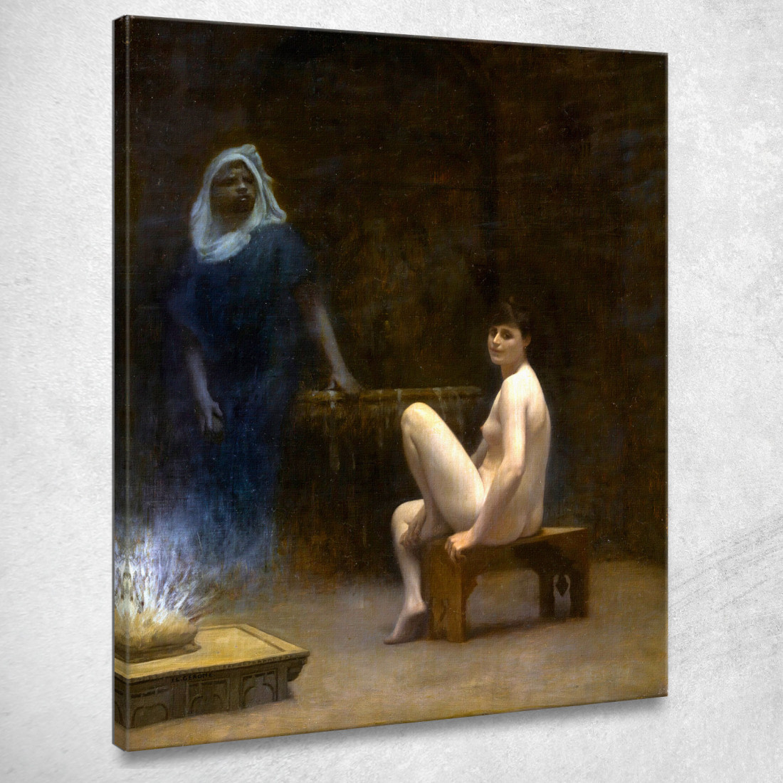 Dopo Il Bagno 2 Jean-Léon Gérôme jlg6 quadro stampato su tela Dopo Il Bagno 2 Jean-Léon Gérôme jlg6 quadro stampato su tela