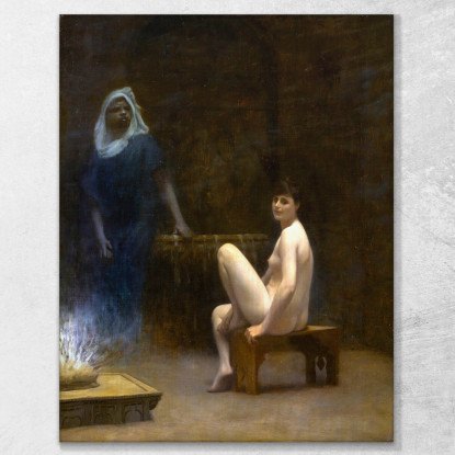 Dopo Il Bagno 2 Jean-Léon Gérôme jlg6 quadro stampato su tela