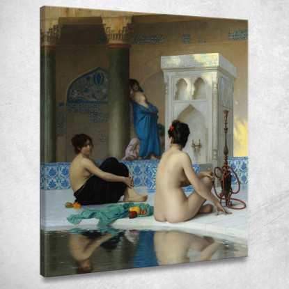 Dopo Il Bagno Jean-Léon Gérôme jlg7 quadro stampato su tela