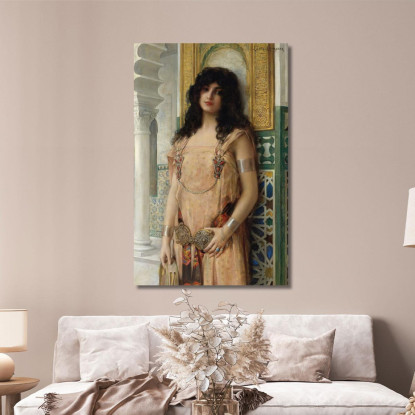 Una Bellezza Orientale Léon François Comerre lfc2 quadro stampato su tela