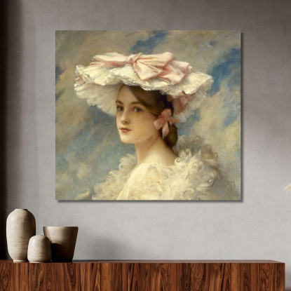 La Charlotte Di Alphonsine Léon François Comerre lfc11 quadro stampato su tela