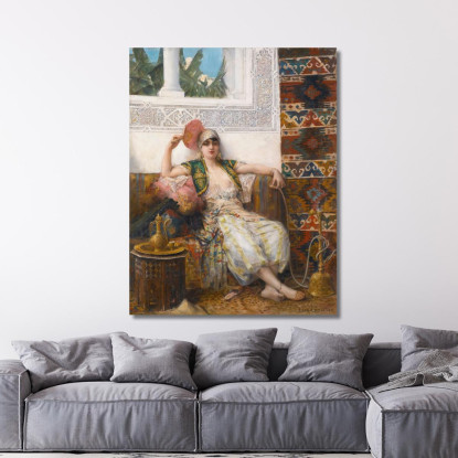 Odalisca Léon François Comerre lfc18 quadro stampato su tela