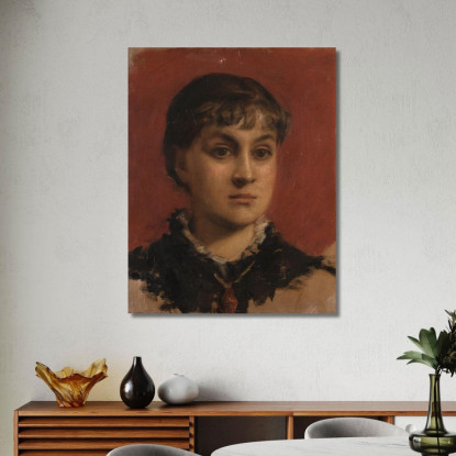 Ritratto Di Jacqueline Comerre-Paton Léon François Comerre lfc23 quadro stampato su tela