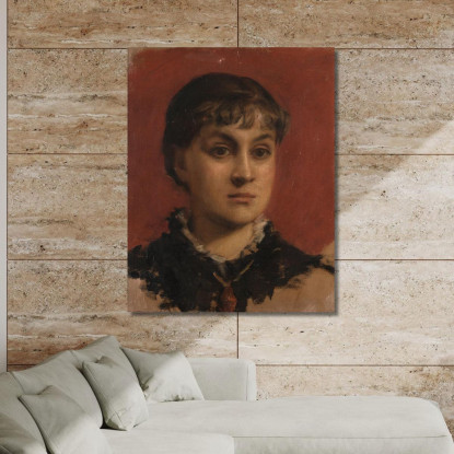 Ritratto Di Jacqueline Comerre-Paton Léon François Comerre lfc23 quadro stampato su tela