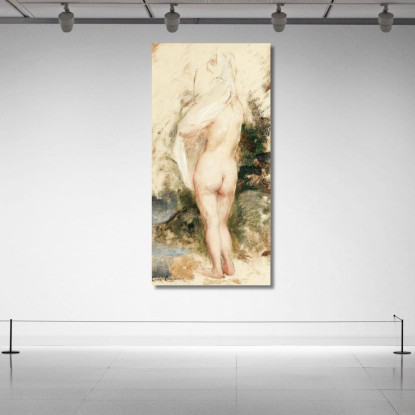 Studio Di Una Donna Nuda Léon François Comerre lfc27 quadro stampato su tela