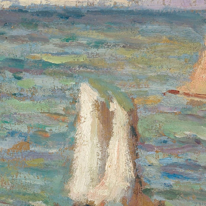 Barche Nei Dintorni Di Honfleur Maximilien Luce mlc5 quadro stampato su tela