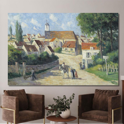 Guernes La Strada Del Villaggio Maximilien Luce mlc23 quadro stampato su tela