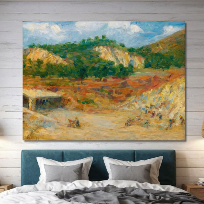 La Cava Maximilien Luce mlc29 quadro stampato su tela