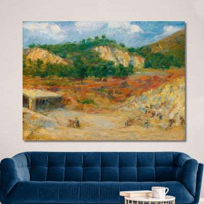 La Cava Maximilien Luce mlc29 quadro stampato su tela