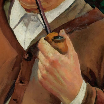 Il Padre Dell'Artista Maximilien Luce mlc46 quadro stampato su tela
