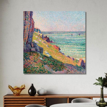Le Rocce Ad Agay Maximilien Luce mlc61 quadro stampato su tela