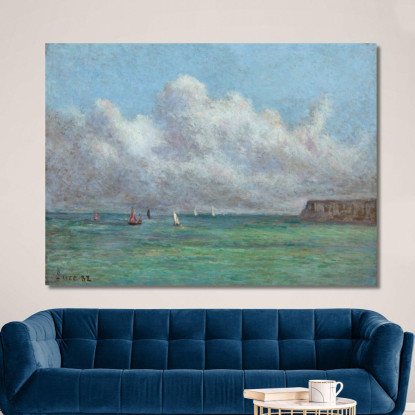 Mare Somme Maximilien Luce mlc69 quadro stampato su tela