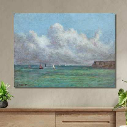Mare Somme Maximilien Luce mlc69 quadro stampato su tela