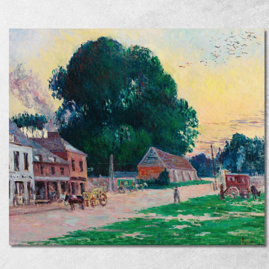 Parigi Il Quartiere Di Vaugirard Maximilien Luce mlc78 quadro stampato su tela Parigi Il Quartiere Di Vaugirard Maximilien Luce mlc78 quadro stampato su tela