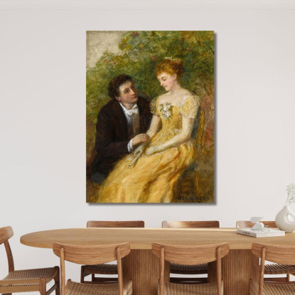 Uno Studio Per "Nel Conservatorio: Un Momento Critico" William Powell Frith wpf1 quadro stampato su tela