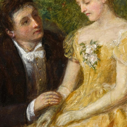 Uno Studio Per "Nel Conservatorio: Un Momento Critico" William Powell Frith wpf1 quadro stampato su tela