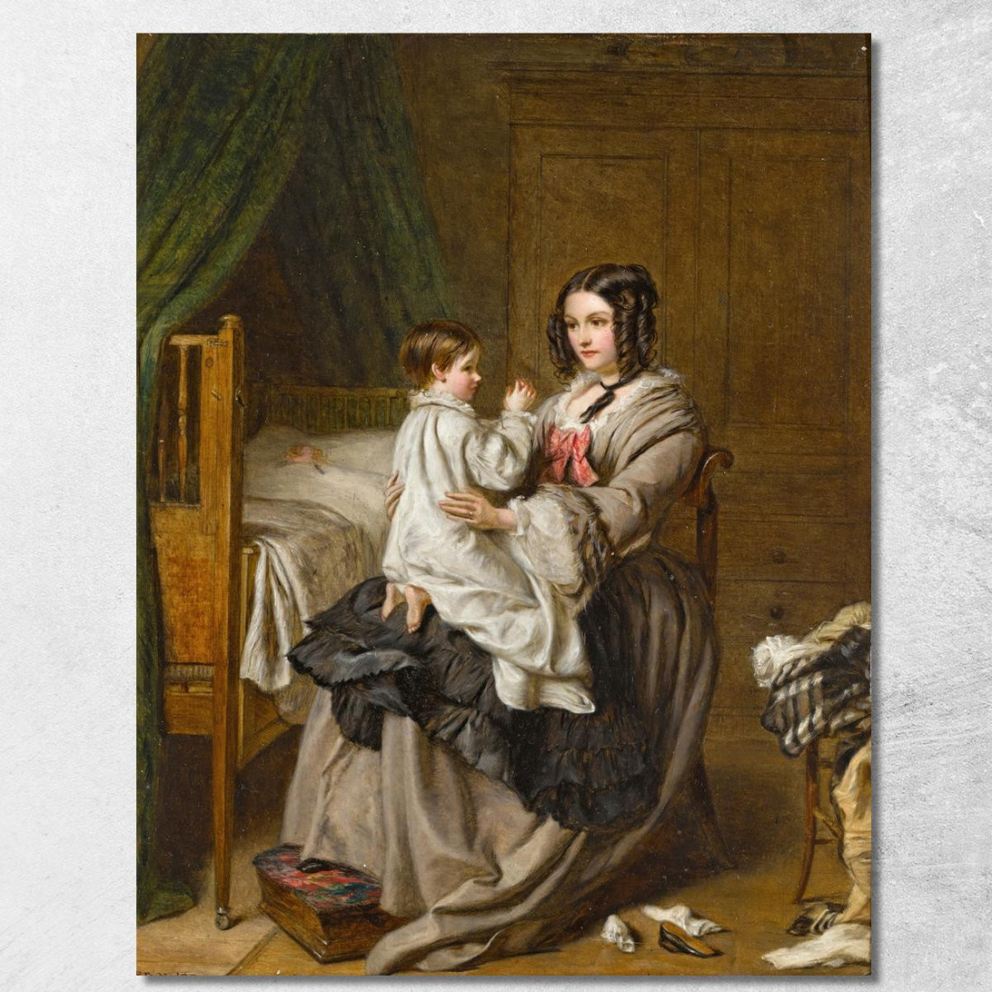 Preghiere Serali Prima Di Dormire William Powell Frith wpf3 quadro stampato su tela Preghiere Serali Prima Di Dormire William Powell Frith wpf3 quadro stampato su tela