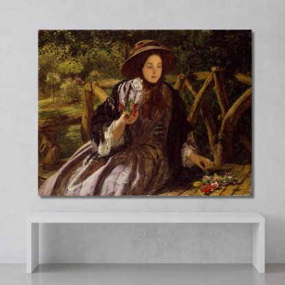 Fiori Da Giardino Che Compongono Un Mazzolino William Powell Frith wpf6 quadro stampato su tela