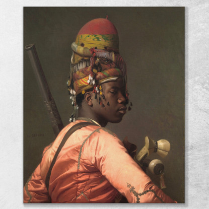 Non Il Bazouk Jean-Léon Gérôme jlg27 quadro stampato su tela
