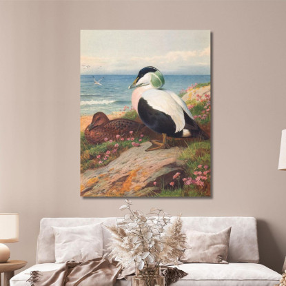 Edredone Archibald Thorburn ath44 quadro stampato su tela