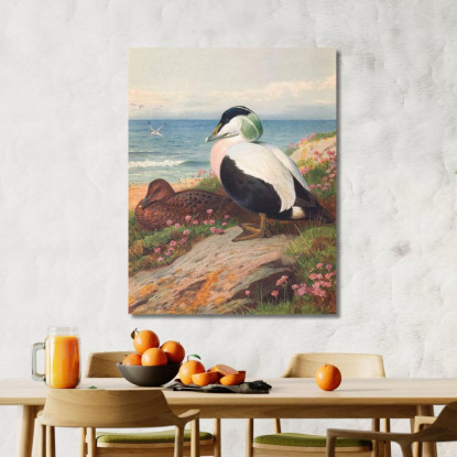 Edredone Archibald Thorburn ath44 quadro stampato su tela