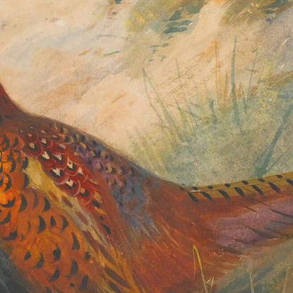 Fagiano Archibald Thorburn ath81 quadro stampato su tela