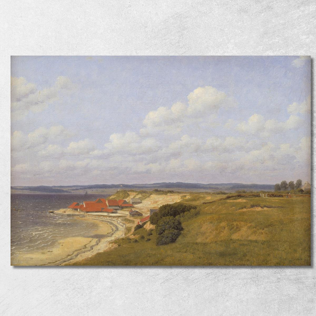 Fabbrica Di Mattoni Di Renbjærg Presso Il Fiordo Di Flensburg Christoffer Wilhelm Eckersberg cwe56 quadro stampato su tela Fabbrica Di Mattoni Di Renbjærg Presso Il Fiordo Di Flensburg Christoffer Wilhelm Eckersberg cwe56 quadro stampato su tela