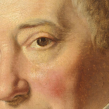 Studio Per Il Ritratto Del Mercante Schmidt Christoffer Wilhelm Eckersberg cwe64 quadro stampato su tela