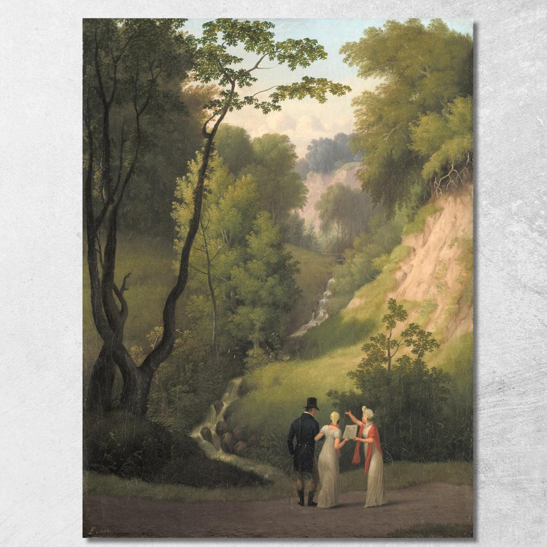 La Spaccatura Del Diavolo Presso Il Maniero Di Liselund Sull'Isola Di Møn Christoffer Wilhelm Eckersberg cwe75 quadro stampato La Spaccatura Del Diavolo Presso Il Maniero Di Liselund Sull'Isola Di Møn Christoffer Wilhelm Eckersberg cwe75 quadro stampato