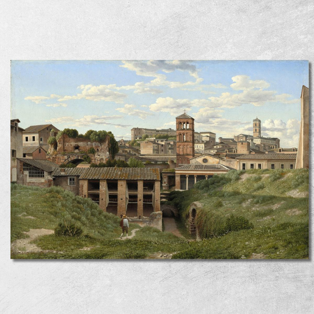 Veduta Della Cloaca Massima Roma Christoffer Wilhelm Eckersberg cwe95 quadro stampato su tela Veduta Della Cloaca Massima Roma Christoffer Wilhelm Eckersberg cwe95 quadro stampato su tela