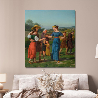 La Fanciulla Da Lontano Christoffer Wilhelm Eckersberg cwe103 quadro stampato su tela