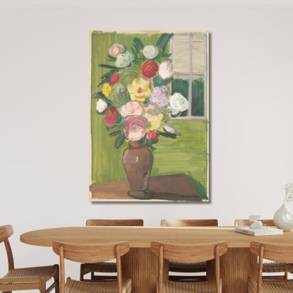 Bouquet Cyprián Majerník cmj5 quadro stampato su tela