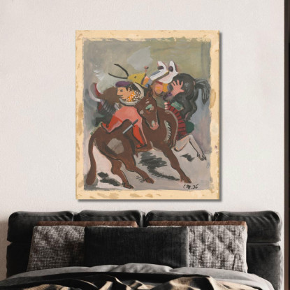 Corrida Cyprián Majerník cmj8 quadro stampato su tela