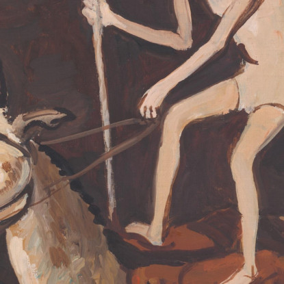 Artista Circense Sui Cavalli Cyprián Majerník cmj13 quadro stampato su tela