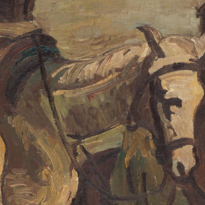 Don Chisciotte E Sancho Panza Cyprián Majerník cmj21 quadro stampato su tela
