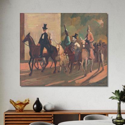 Entrando Nell'Arena Cyprián Majerník cmj25 quadro stampato su tela