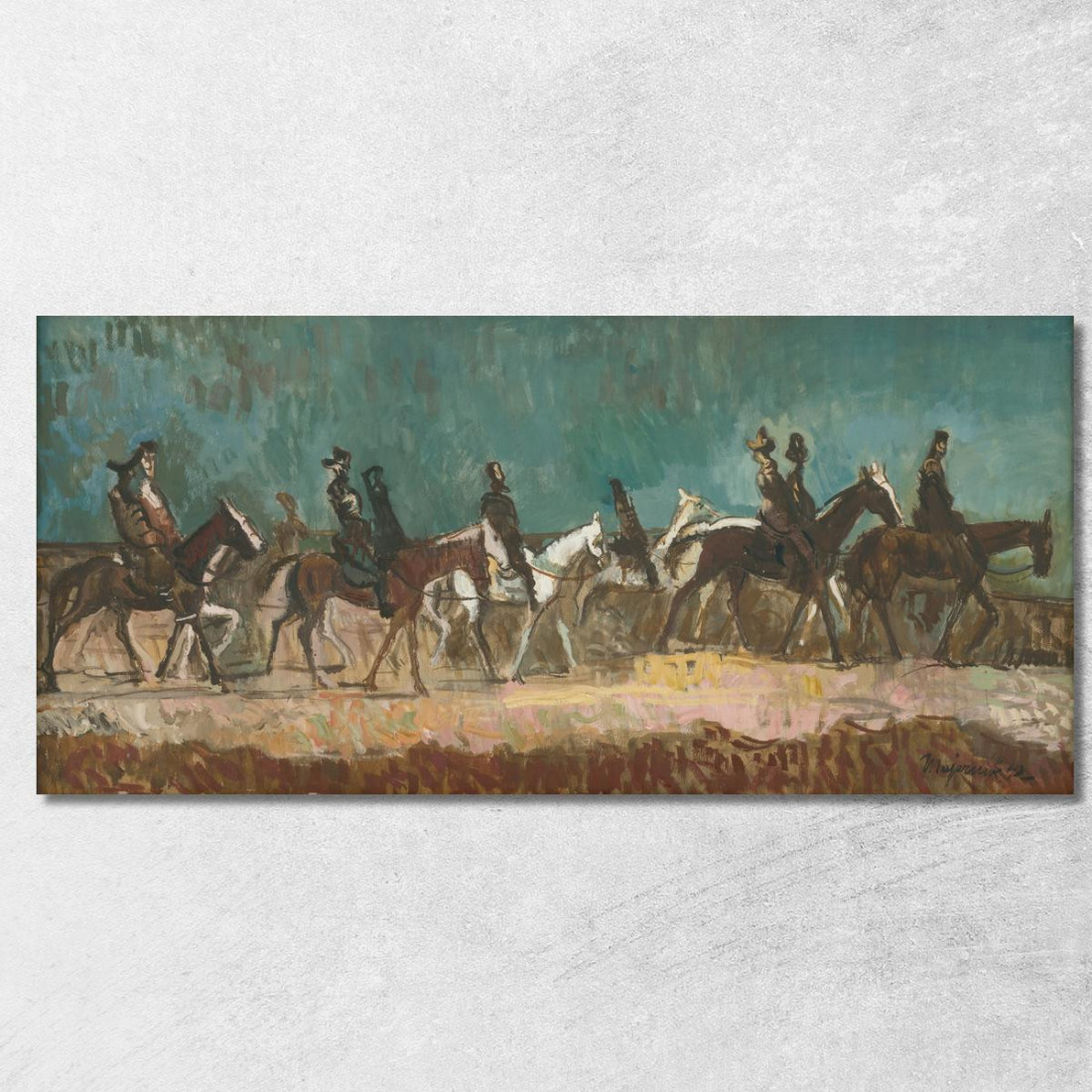 Cavalieri Esotici Cyprián Majerník cmj29 quadro stampato su tela Cavalieri Esotici Cyprián Majerník cmj29 quadro stampato su tela