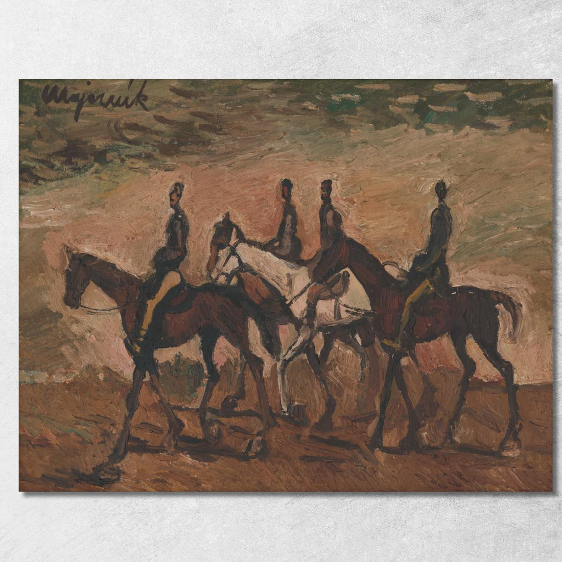 Pattuglia A Cavallo Cyprián Majerník cmj36 quadro stampato su tela Pattuglia A Cavallo Cyprián Majerník cmj36 quadro stampato su tela