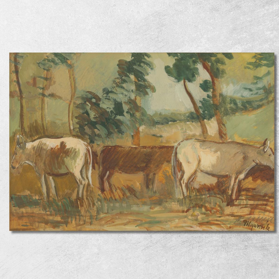 Mucche Cyprián Majerník cmj37 quadro stampato su tela Mucche Cyprián Majerník cmj37 quadro stampato su tela