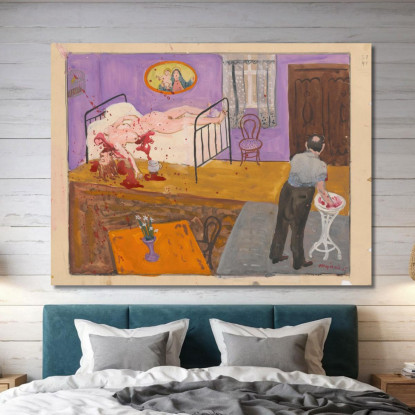 Amanti Alla Periferia Cyprián Majerník cmj39 quadro stampato su tela