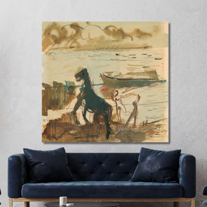 Presso L'Acqua Cyprián Majerník cmj51 quadro stampato su tela