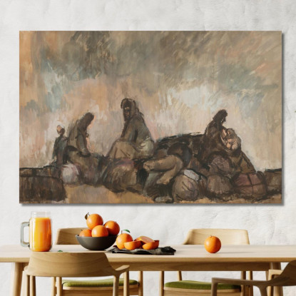 Rifugiati 2 Cyprián Majerník cmj58 quadro stampato su tela