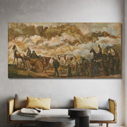 Rifugiati 3 Cyprián Majerník cmj59 quadro stampato su tela