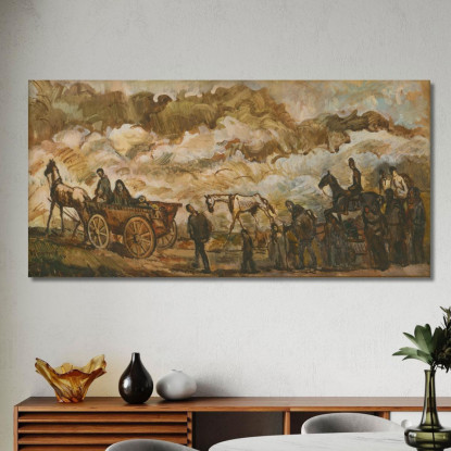 Rifugiati 3 Cyprián Majerník cmj59 quadro stampato su tela