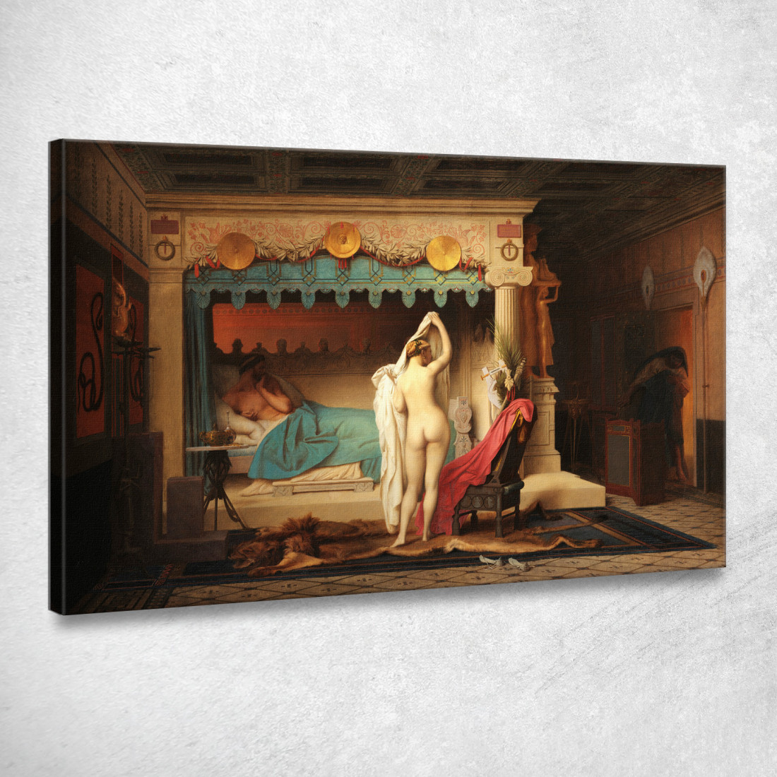 Re Candaule Jean-Léon Gérôme jlg64 quadro stampato su tela